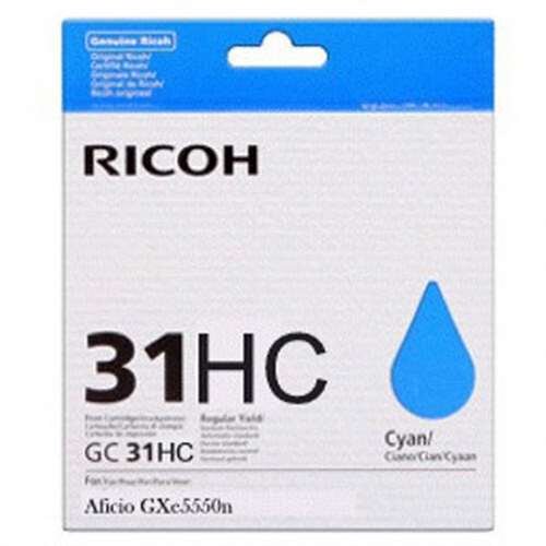CARTUS GEL CYAN GC-31C 405689 1K ORIGINAL RICOH AFICIO GX E3300N