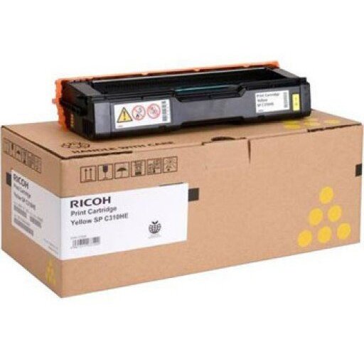 CARTUS TONER YELLOW 406482 / 407635 6K ORIGINAL RICOH AFICIO SPC 231N