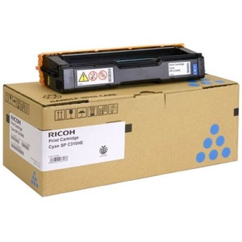 CARTUS TONER CYAN 406480 / 407637 6K ORIGINAL RICOH AFICIO SPC 231N