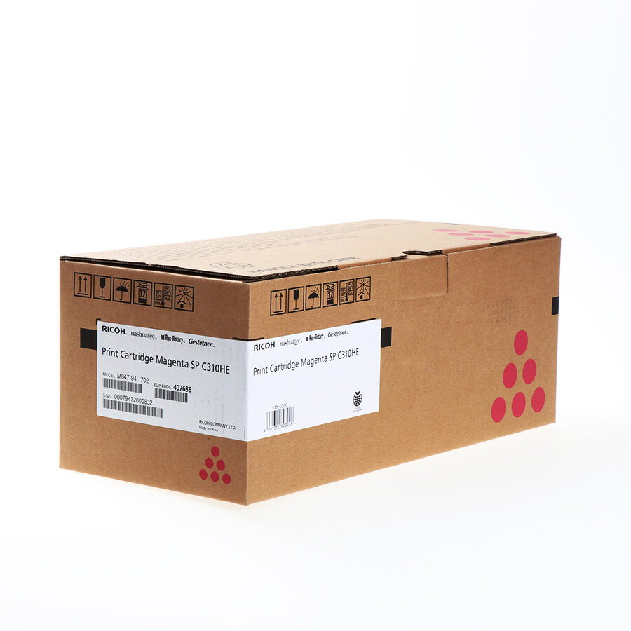 CARTUS TONER MAGENTA 406481 / 407636 6K ORIGINAL RICOH AFICIO SPC 231N