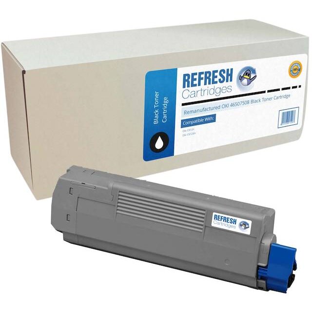 CARTUS TONER BLACK 46507508 8K ORIGINAL OKI C612