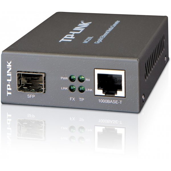 Convertor TP-LINK MC220L, RJ45 1000M la slot SFP 1000M, MiniGBIC, 10km