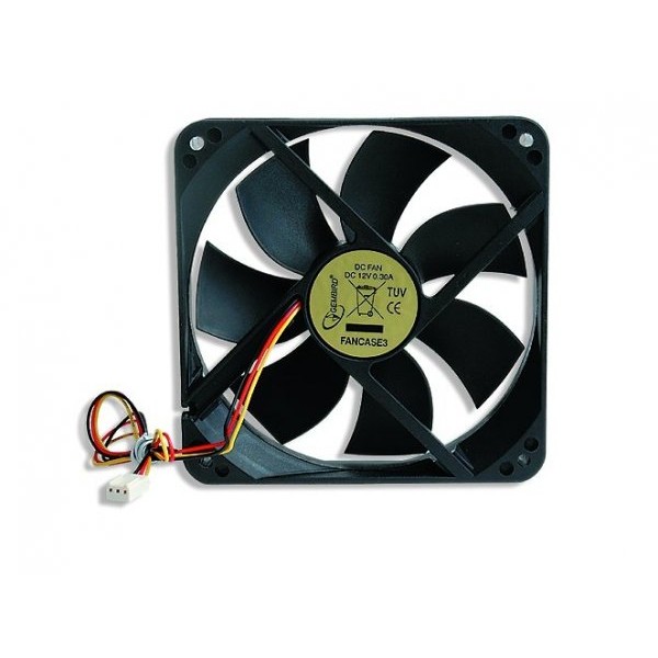 Ventilator carcasa Gembird, 120mm, negru