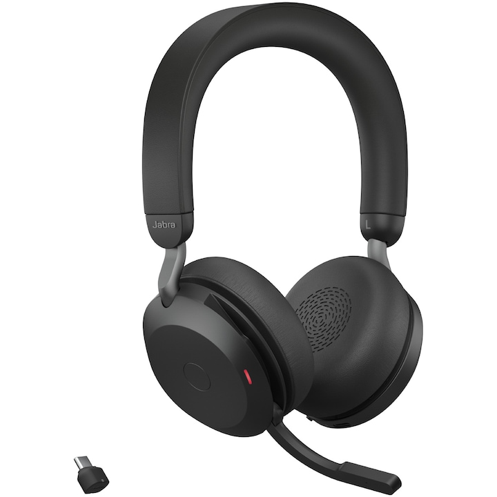 Casti cu Microfon Evolve2 75 Link380c UC Stereo USB-C Negru