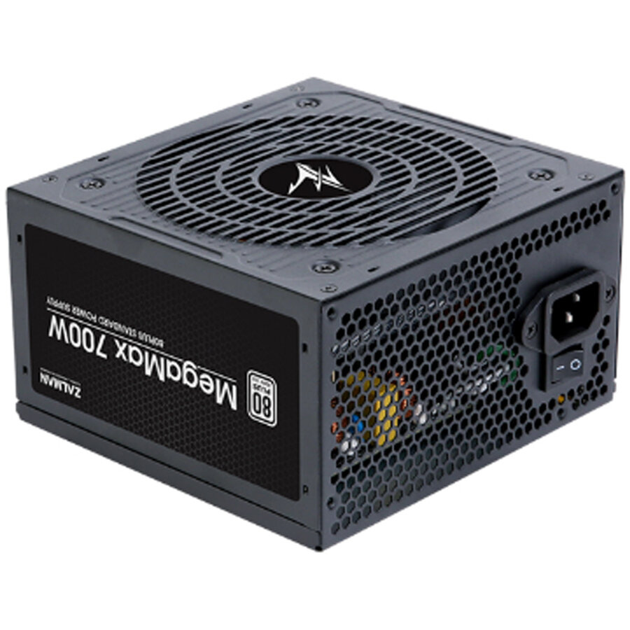 Sursa PC MegaMax ZM700-TXII 700W Certificare 80Plus Standard Ventilator 120MM Negru