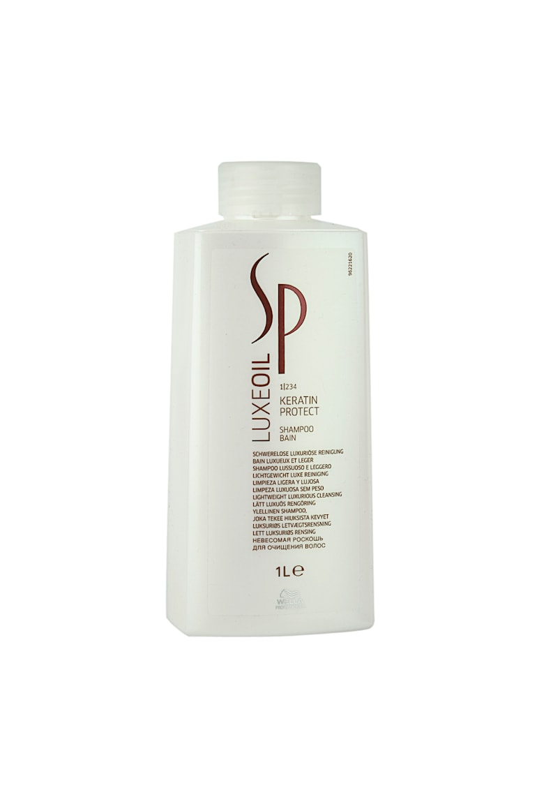Sampon  SP LuxeOil Keratin Protect pentru par deteriorat - 1000 ml
