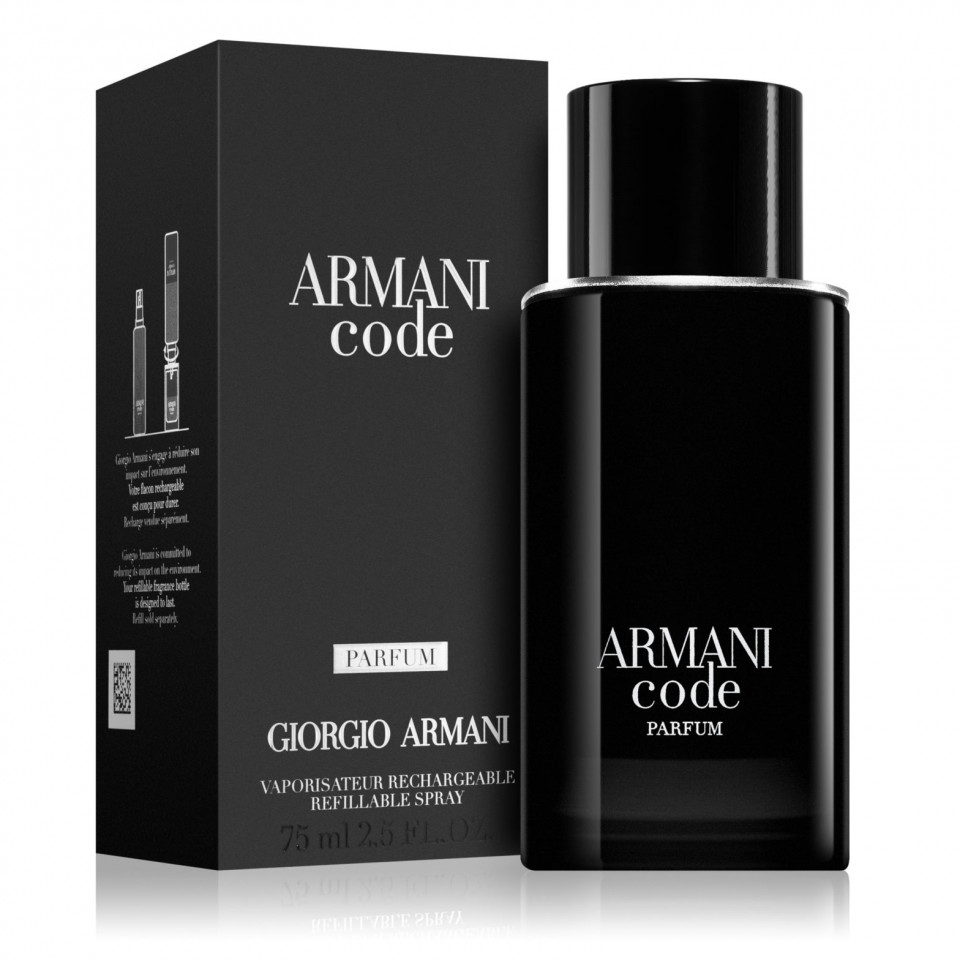 Giorgio Armani Code, Barbati, Parfum, reincarcabil (Gramaj: 75 ml, Concentratie: Parfum)