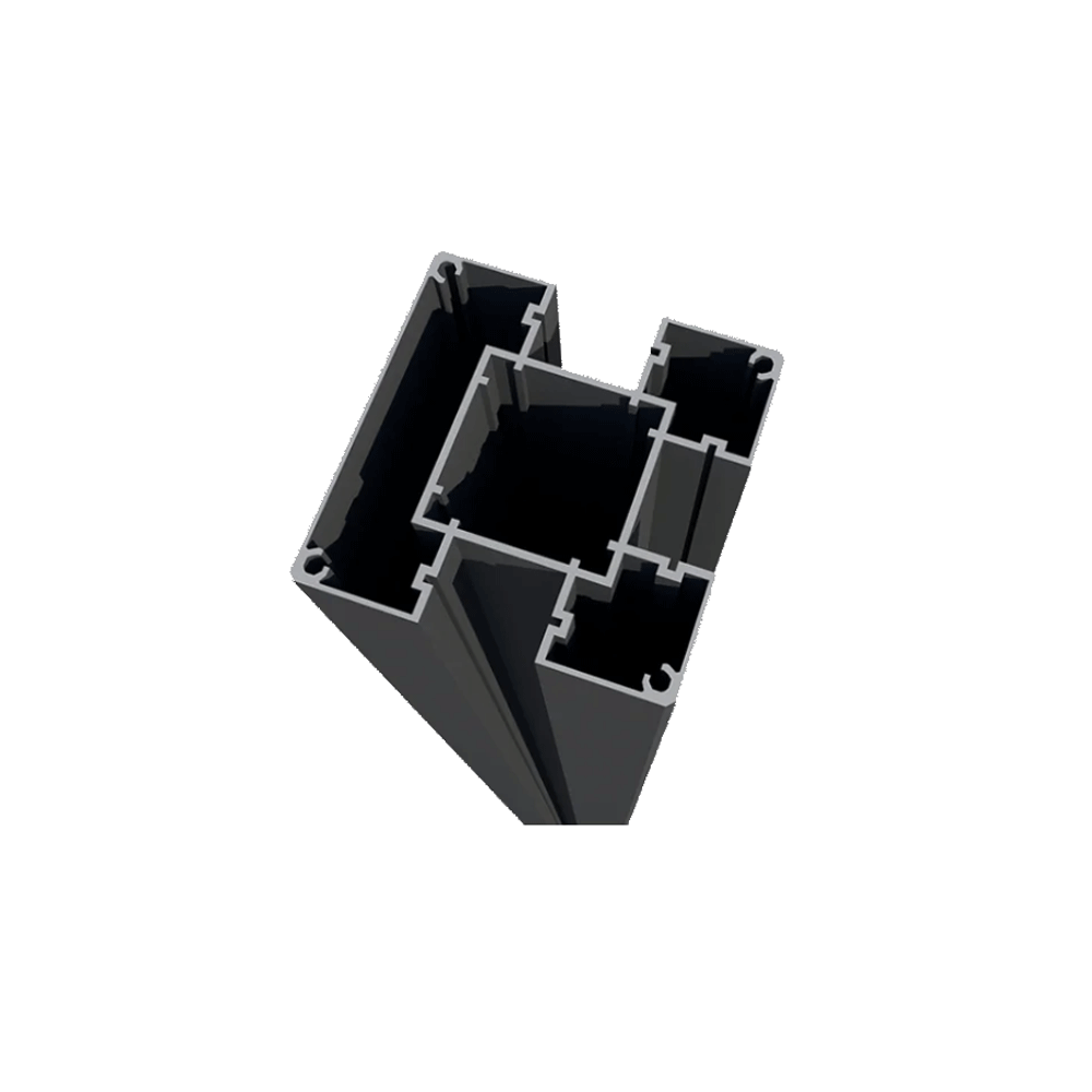 Stalp de gard multifunctional, aluminiu, gri antracit, 1500 x 70 x 70 mm