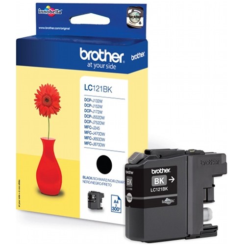 Cerneala Brother LC121BK neagra | DCP-J552DW/MFC-J470DW