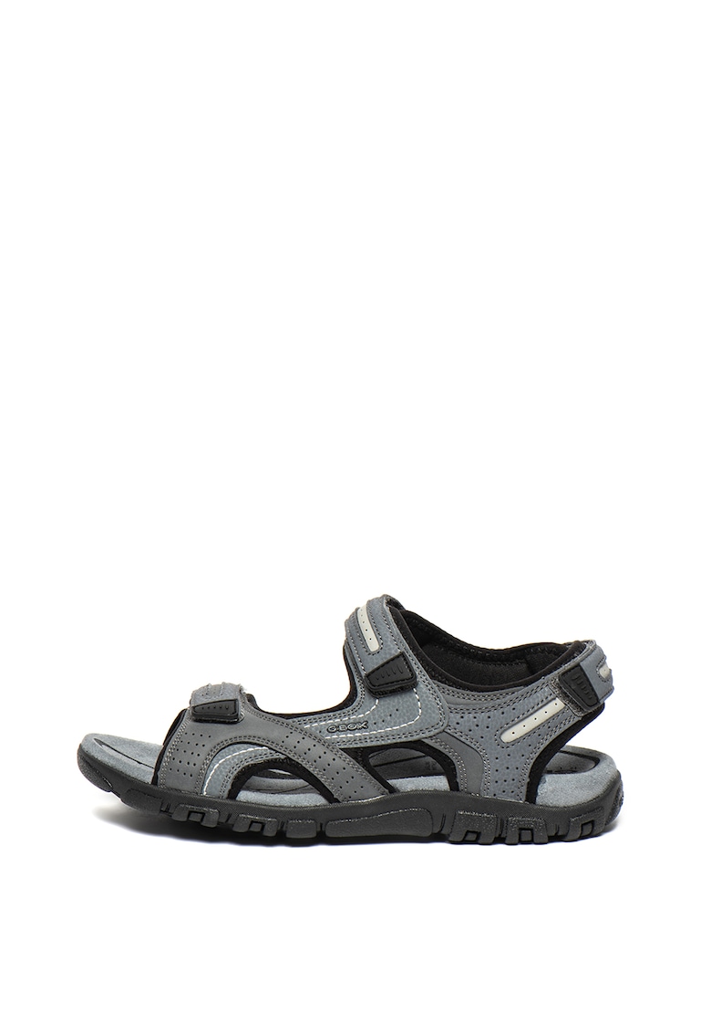 Sandale de piele ecologica - cu velcro Strada
