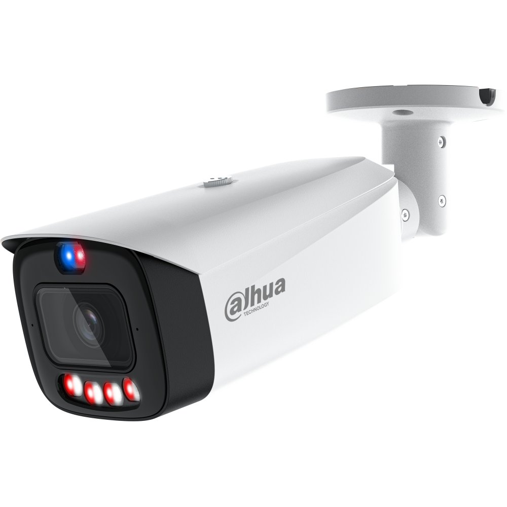 Camera IP WizColor Dahua IPC-HFW3849T1-AS-PV-0360B-PRO, 8MP, lentila 3.6mm, Smart Dual Light 50m, alarma, microfon dual, difuzor, PoE, IP67
