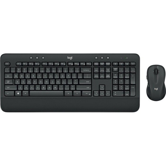 Kit Tastatura si Mouse MK545 Advanced 920-008889 Wireless Layout DE Negru
