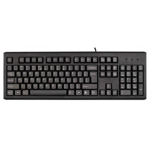 TASTATURA A4TECH USB, Comfort Round (taste rotunjite), Black