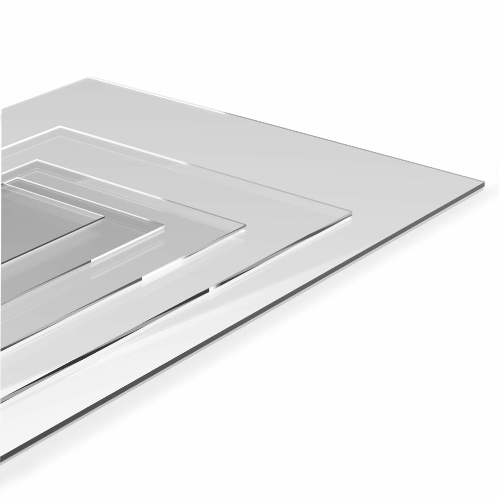 Placa PMMA Daroni, transparent, 1025 x 1015 x 2 mm