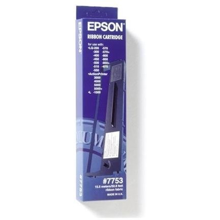 Ribbon Epson C13S015022, Negru