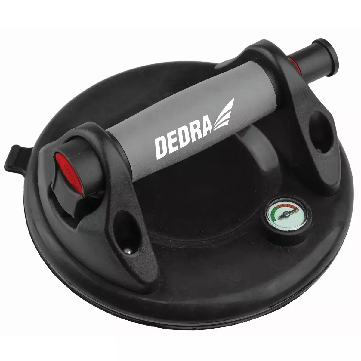 Ventuza geam Dedra DED06P30, pompa vid cu manometru, 200 mm, greutate suportata max. 120 kg