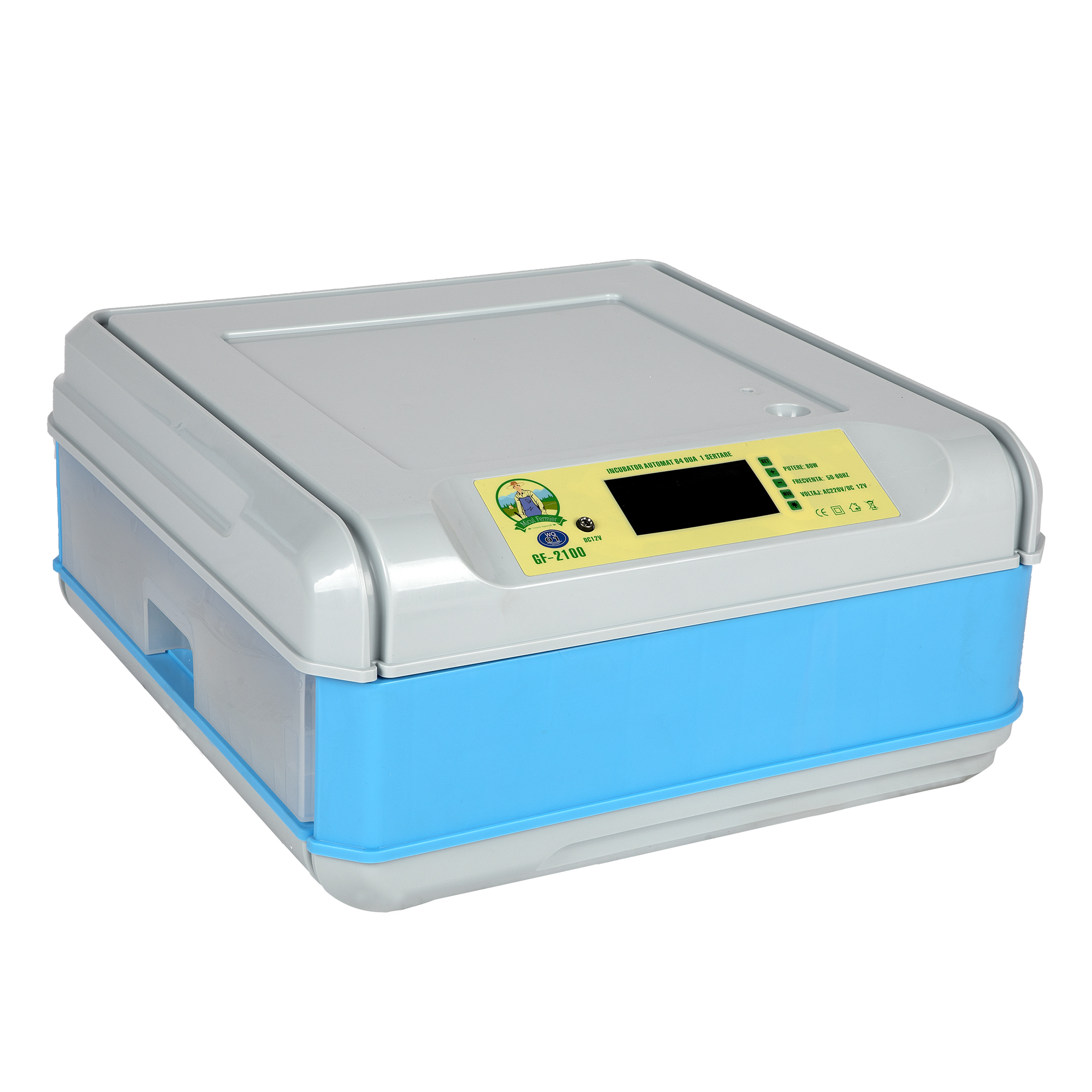 Incubator automat Micul Fermier GF-2100, 64 oua, 1 sertar