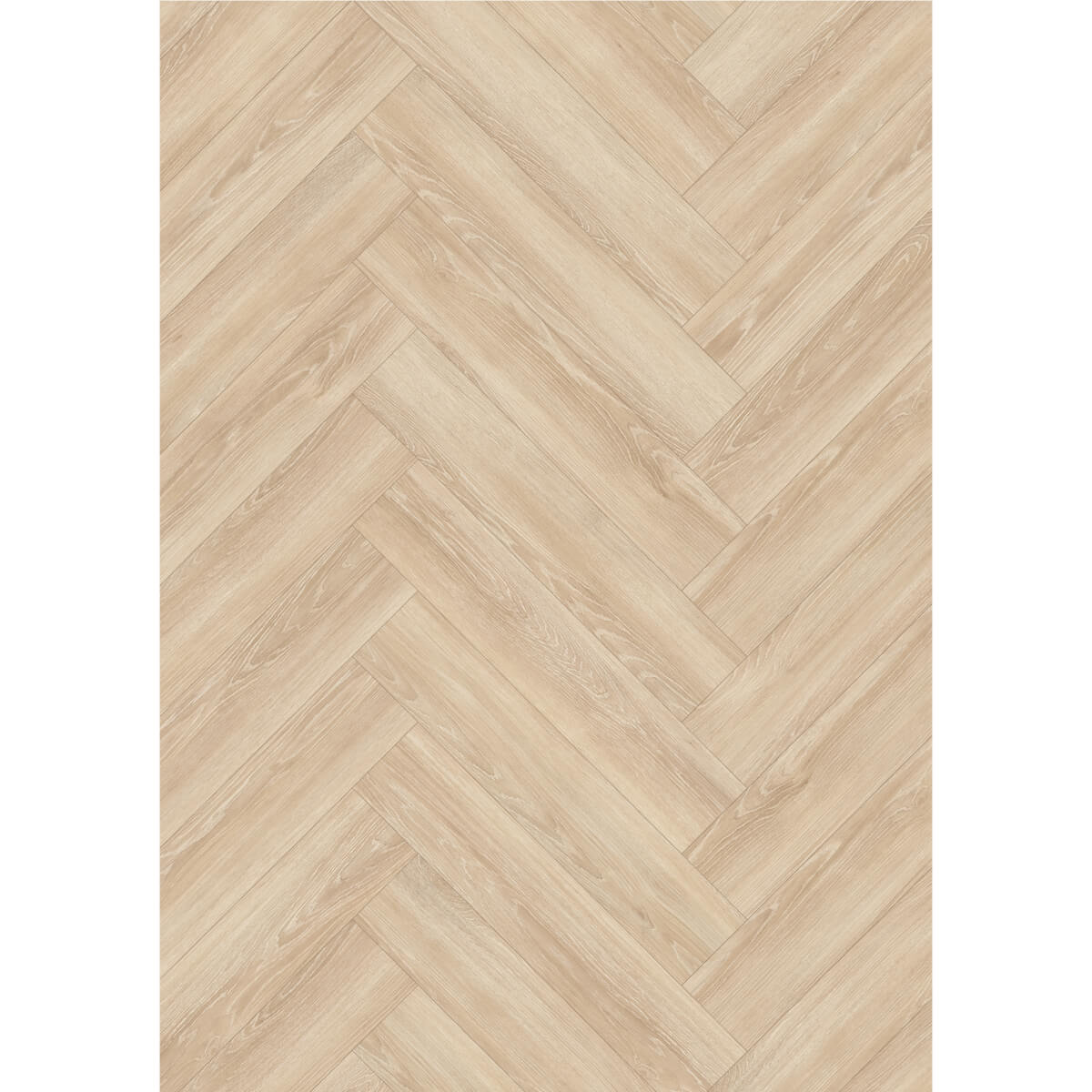 Parchet laminat 8 mm Egger NatureSense Herringbone Newport Eiche EL2161, nuanta deschisa, crem, clasa de trafic 32, sistem de imbinare UniZip, 840 x 168 mm