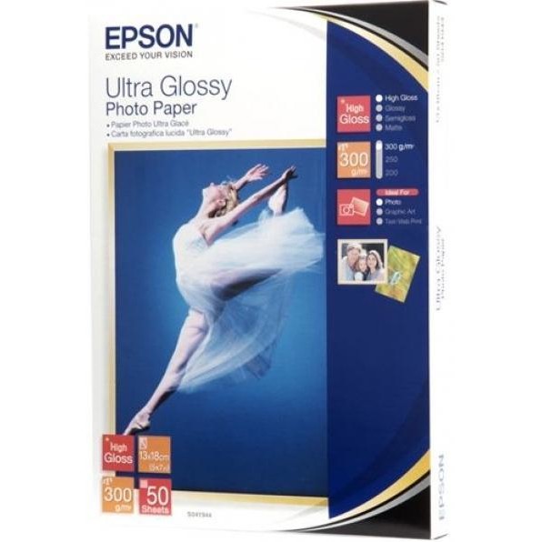 EPSON S041944 13x18 GLOSSY PHOTO PAPER