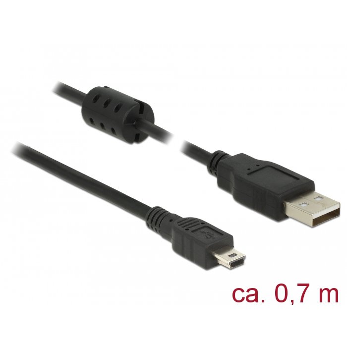 Delock cable USB mini AM-BM5p (canon) 0,7m