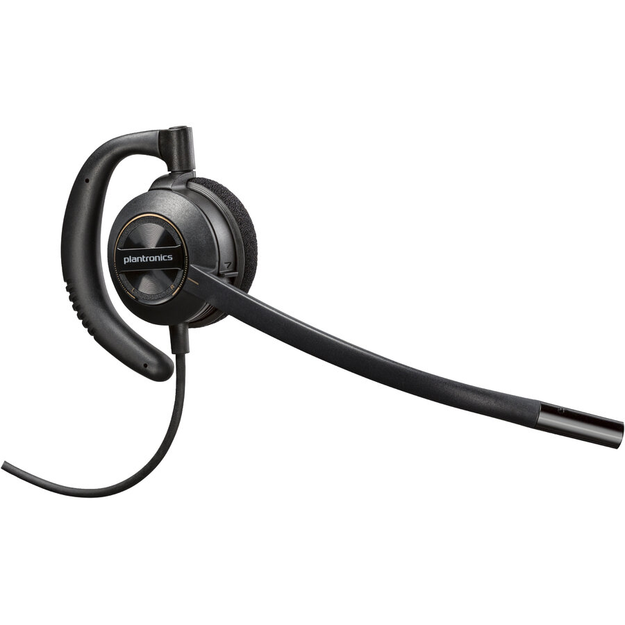 Casti Poly EncorePro 530 Euro Plug Negru