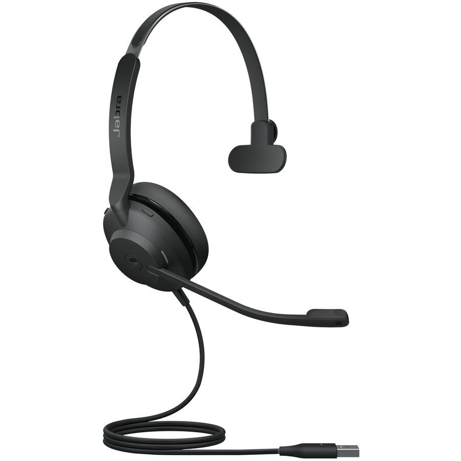 Casti Evolve 2 30 SE USB-A Mono Negru