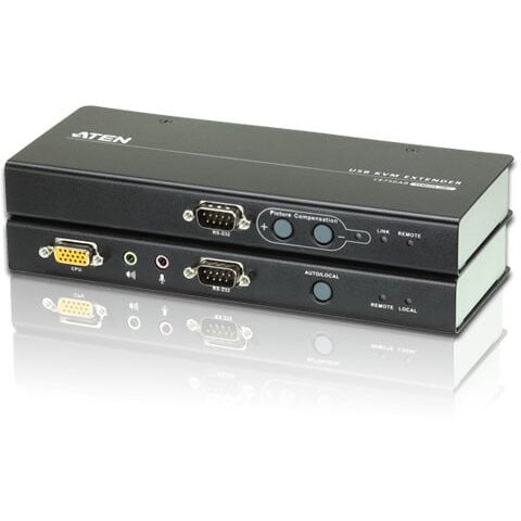 Extensie de terminal, ATEN, KVM, CE750A, USB VGA/Audio, Cat 5