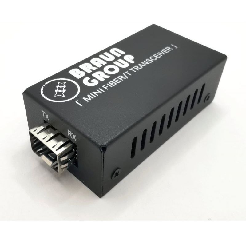 Mini Media Convertor SFP Braun Group MGTR-SFP, cu port SFP 10/100/1000M si port RJ45
