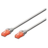 Patch cord CAT 6, U-UTP , PVC AWG 26/7, 2 m, gri