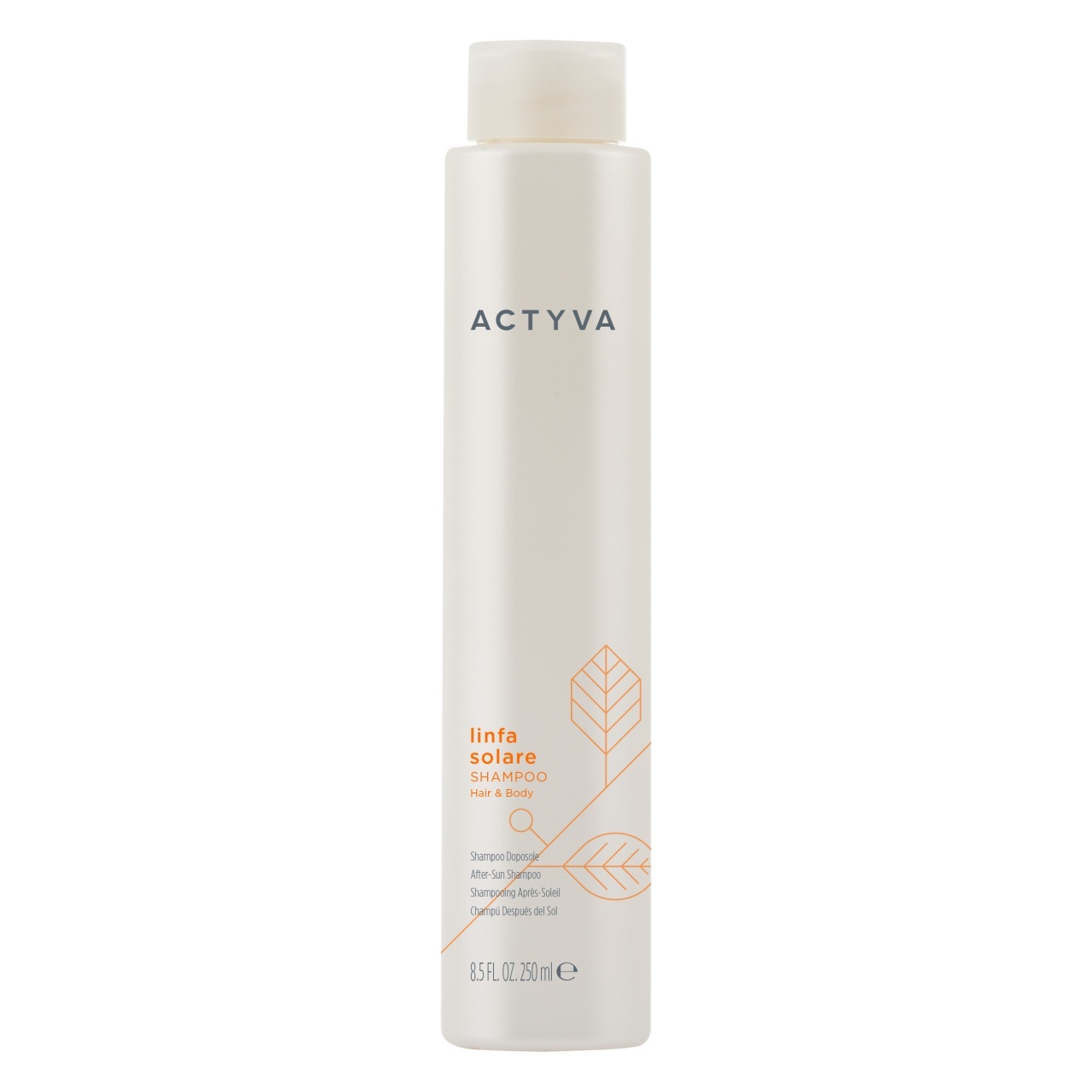 Sampon hidratant pentru par si corp Kemon Actyvia Linfa Solare (Concentratie: Sampon, Gramaj: 250 ml)