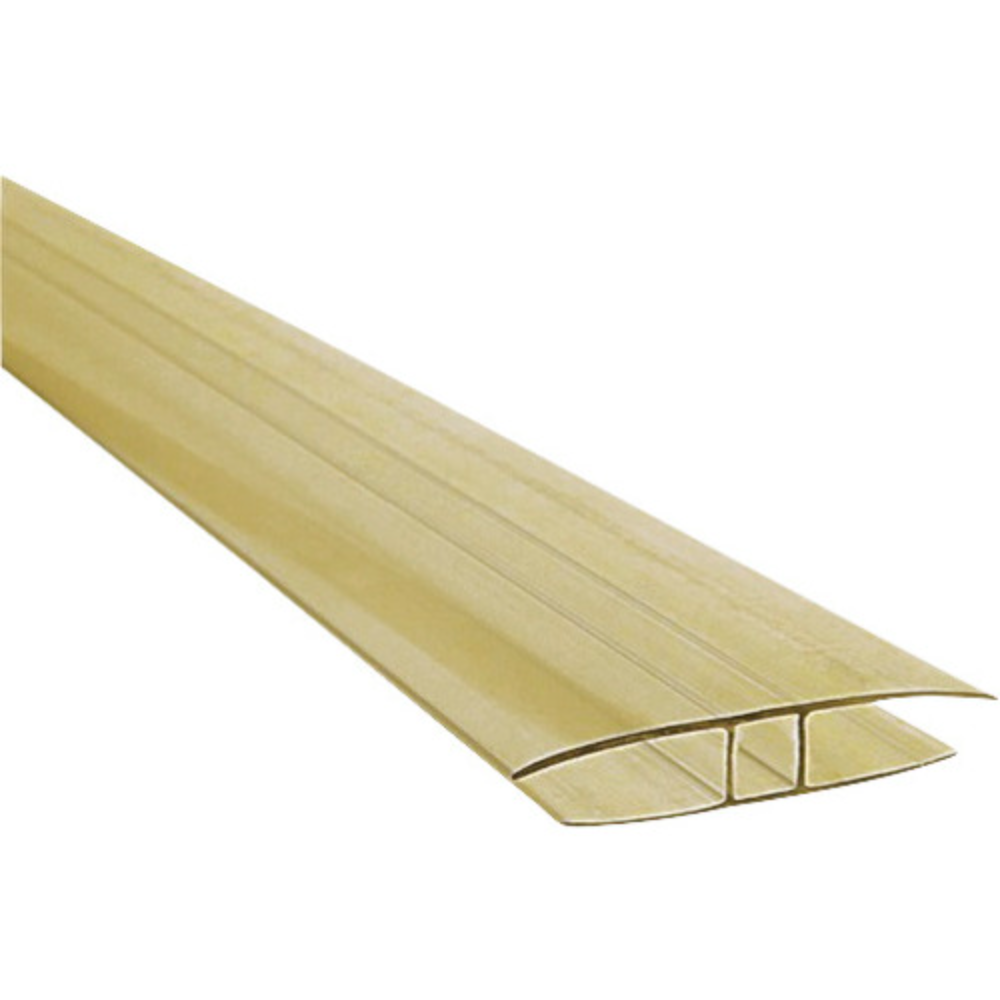 Profil policarbonat Carboplak, bronz, grosime 6 mm, lungime 3 m