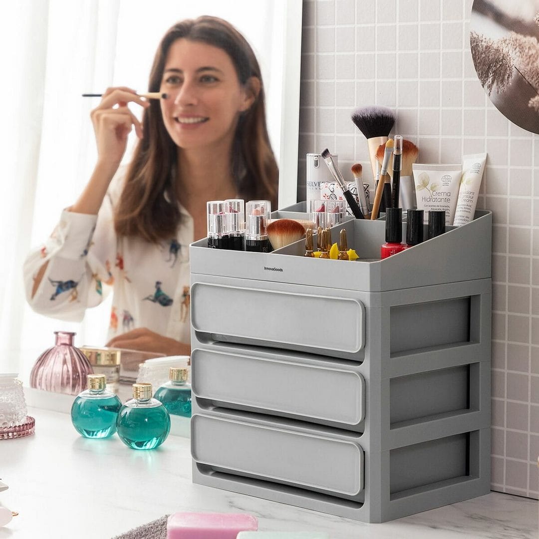 Organizator Machiaj și Cosmetice cu Sertare
