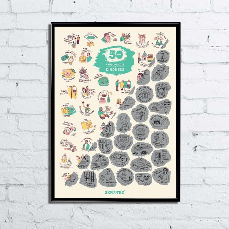Poster Razuibil - 51 de Fapte Bune