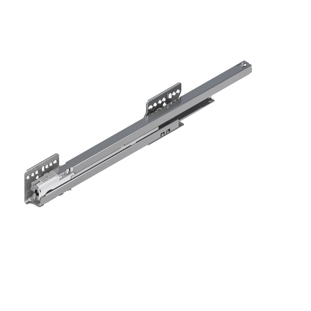 Glisiera stanga Nova Pro Soft Close, otel, gri, max. 40 kg, 400 mm