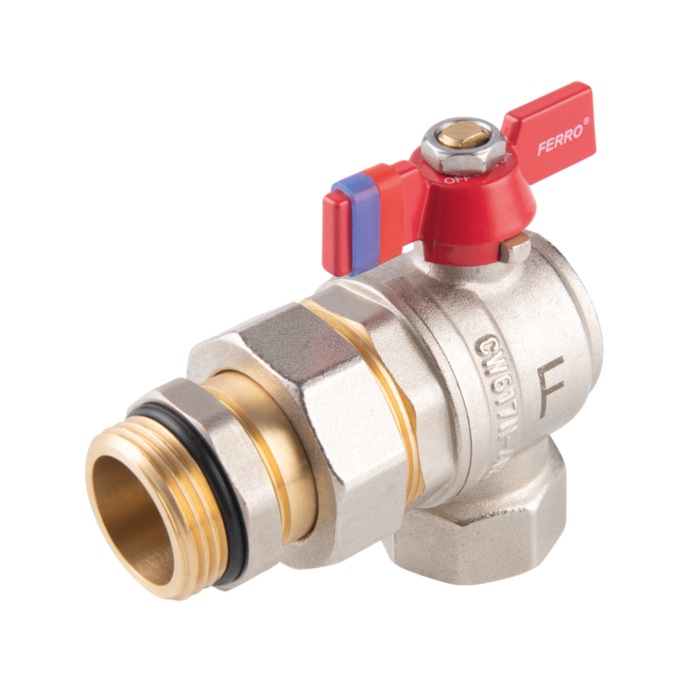 Robinet apa cu bila Ferro KFPS3A, interior-exterior, alama, 1