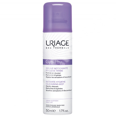 Spray de curatare intima Gyn-Phy, Uriage (Gramaj: 50 ml, Concentratie: spray igiena intima)