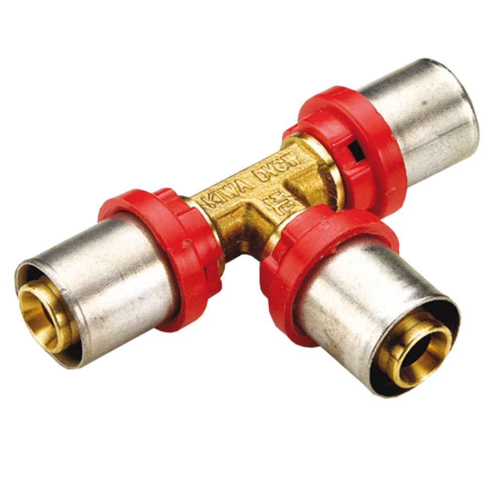 Teu egal presare multistrat Tiemme, filet interior, alama, Ø16-16-16 mm
