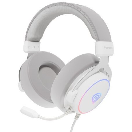 Casti Neon 764 RGB Alb