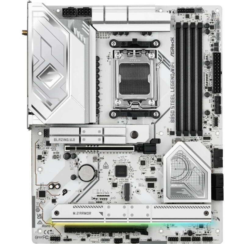 Placa de baza B850 Steel Legend WiFi AMD AM5 ATX