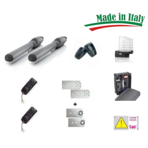 Kit porti batante TAU K-KVECTI2, brat liniar, 3 x 3m, 230V