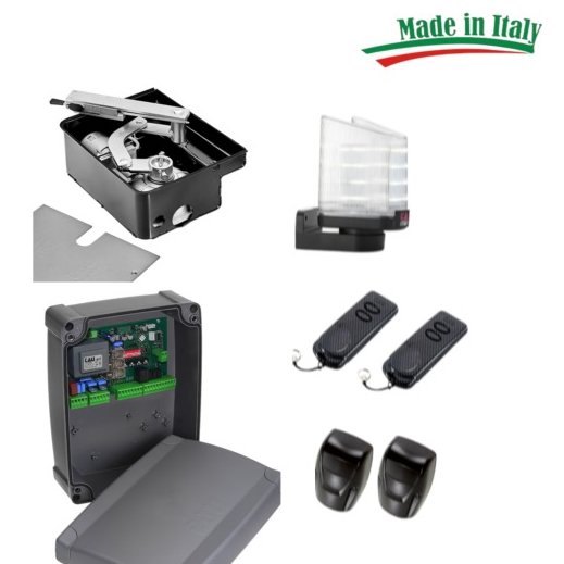 Kit porti batante TAU K-KITR302, brat articulat, montaj ingropat, 3.5 m