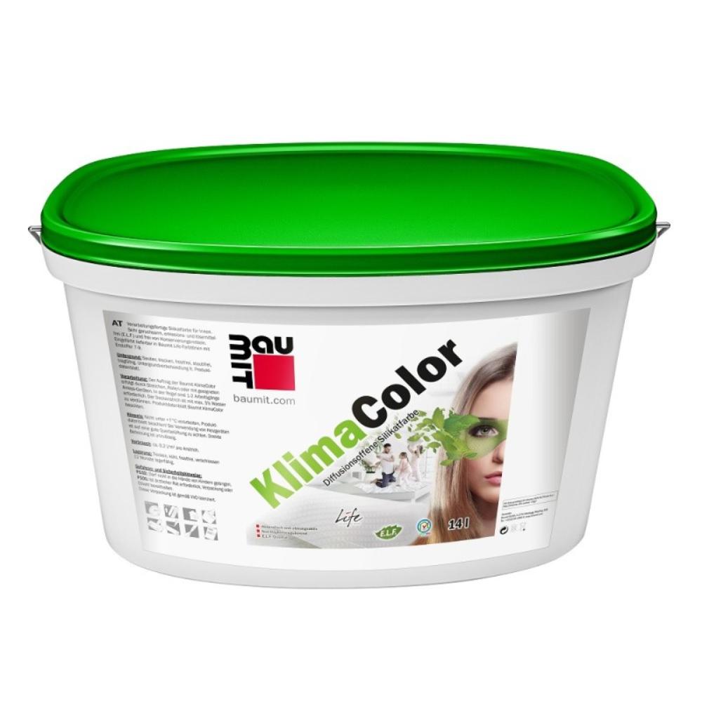 Vopsea minerala pentru interior Baumit KlimaColor, alb, 14 l