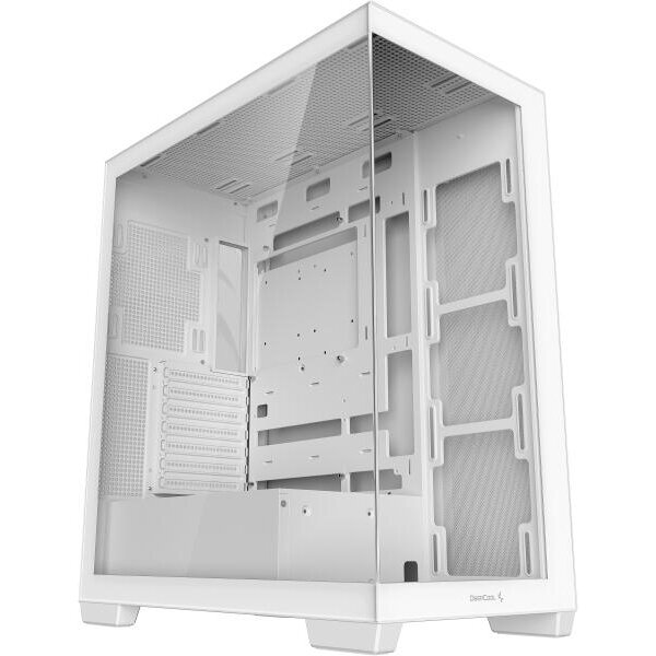 Carcasa CG580 Middle Tower Gaming Fara Sursa Suporta 10xFan USB 3.2 Gen1 x 2 Audio+Mic 7 Sloturi Expansiune Alb
