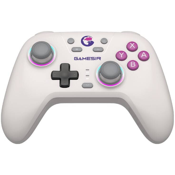 Oferte la Controler fara Fir T4n pentru Switch Android iOS PC si Steam Bluetooth 1200mAh Alb