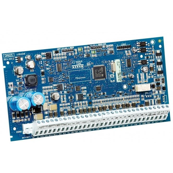 Centrala 8 zone DSC NEO-2128NK / HS2128NK, extensibila la 128 zone, 8 partitii, cabinet metalic