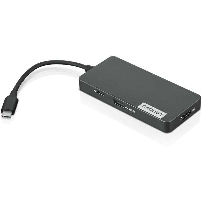 Docking Station 7 in 1  USB 2.0 HDMI USB-C SD Card Reader  USB 3.0 TF Card Reader 15W Negru