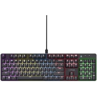 Tastatura Mecanica GXT 871 Zora LED RGB 104 Taste USB-A Negru