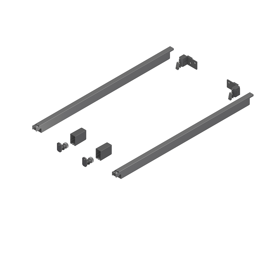 Lonjeroane rectangulare, Grass Nova Pro Scala, otel, stone, L 450 mm