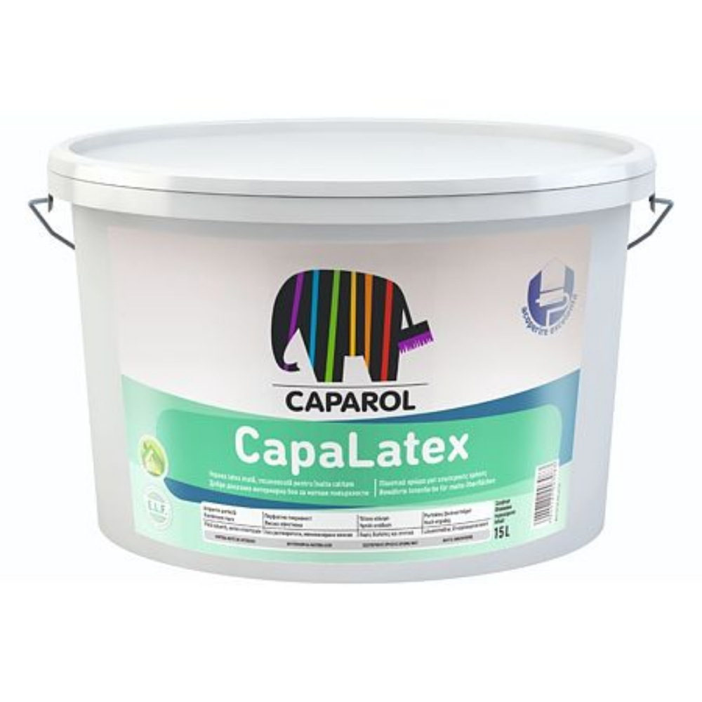 Vopsea lavabila interior Caparol CapaLatex, alb, 15 l + cadou 2.5 l