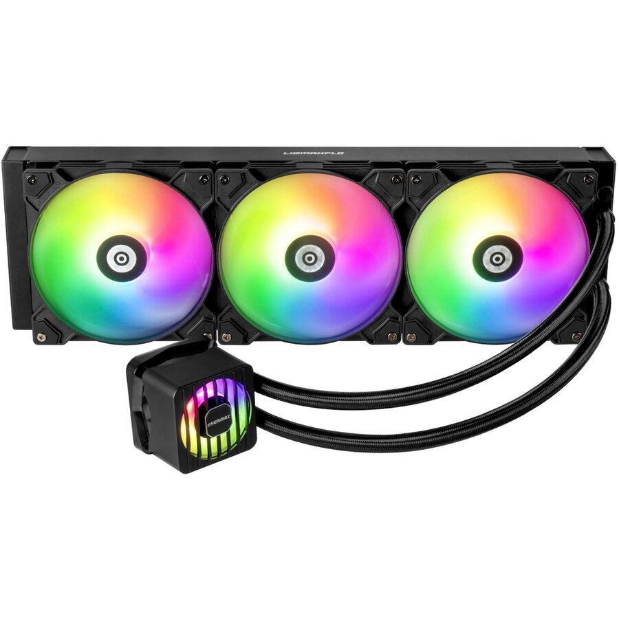 LIQMAXFLO 420 ARGB Negru